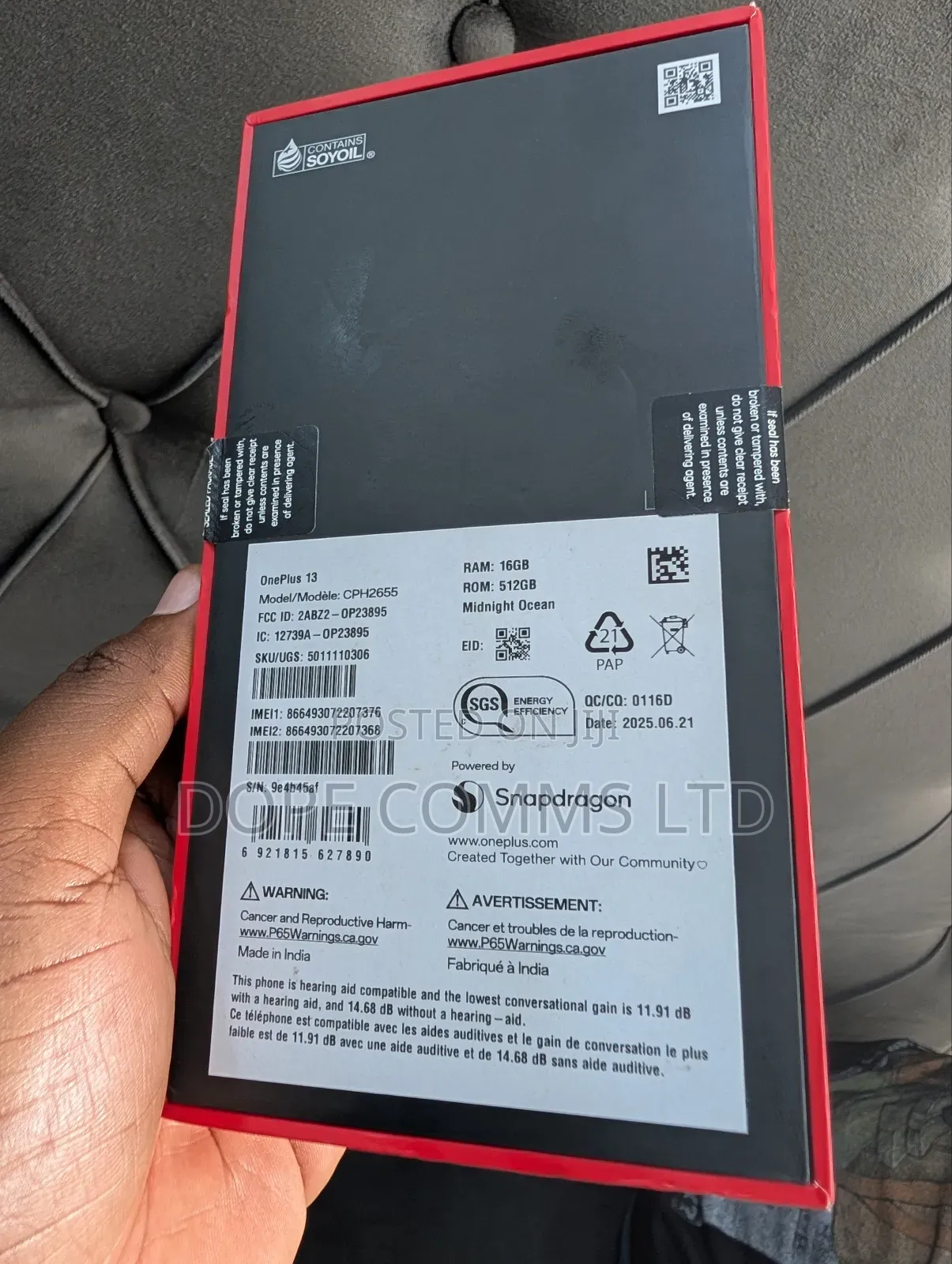 New OnePlus 13 512 GB Black