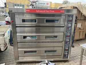 3 Deck 9 Trays (Half Bag) Industrial Gas Oven