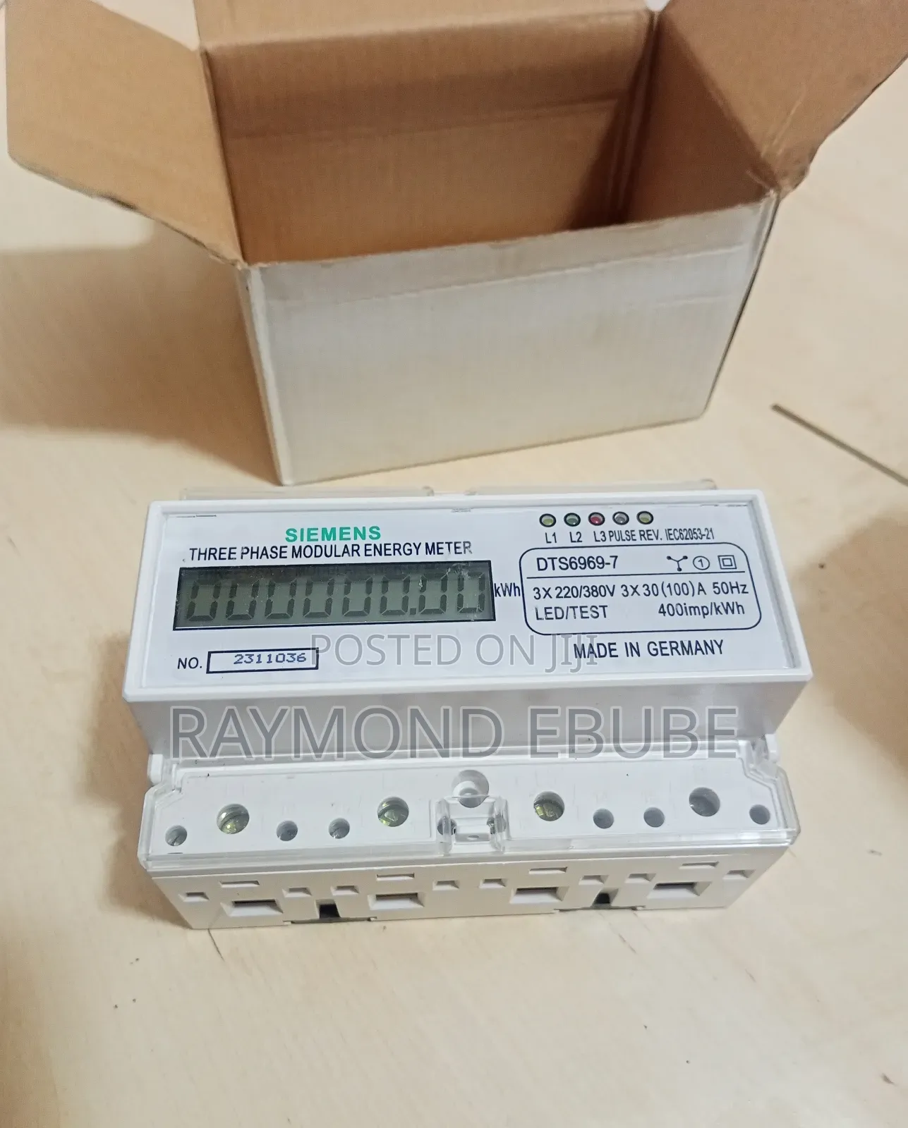 Siemens Three Phases Check Meter