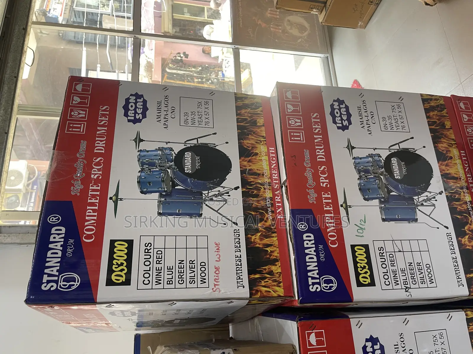 Standard Professional 5 Pcs Drum Complete Set