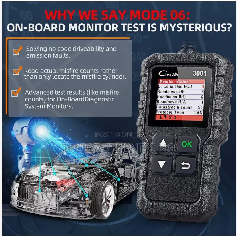 Engine Diagnostic Scanner Launch X431 Cr3001 Creader 3001 Obii Scanner
