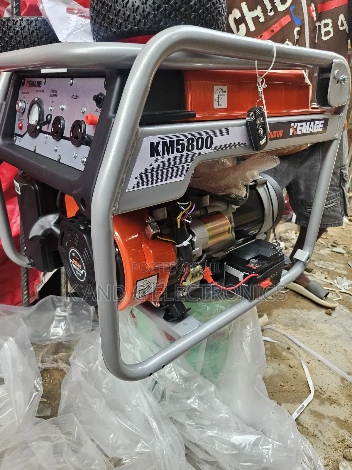 Kemage 4.5kva Petorl Generator 100%Copper