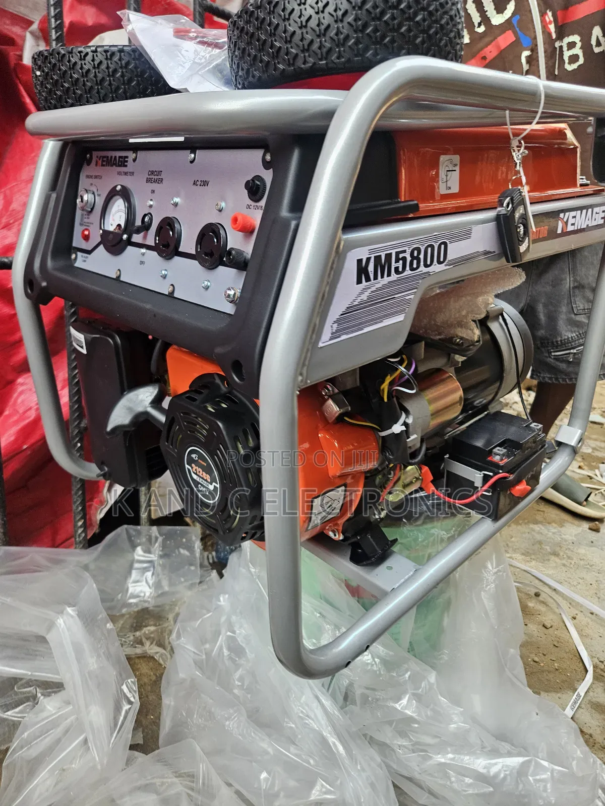 Kemage 4.5kva Petorl Generator 100%Copper
