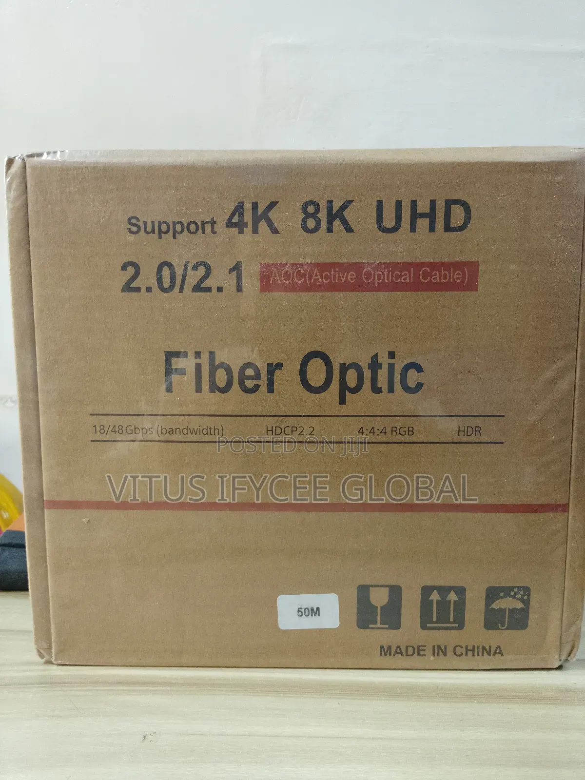 50m Hdmi to Hdmi Optical Fibre Cable