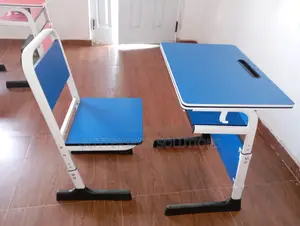 Modern School Desk and Chair Set