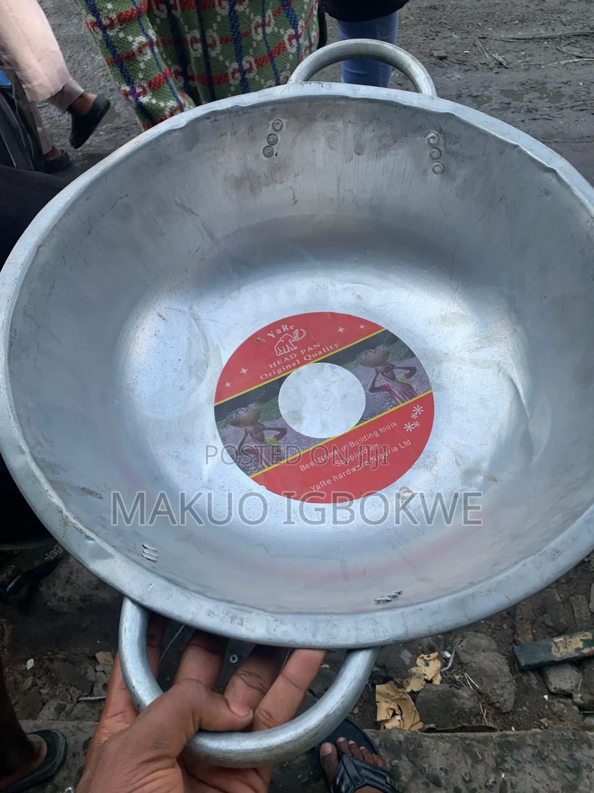 Steel Head Pan for Building Sites