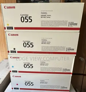 Canon 055 Toner Cartridge Black, Cyan, Yellow and Magenta