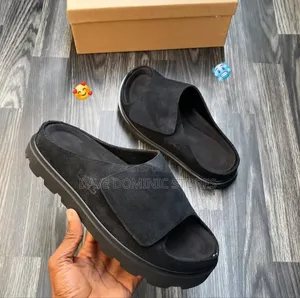 Quality Scrap Suede Slides