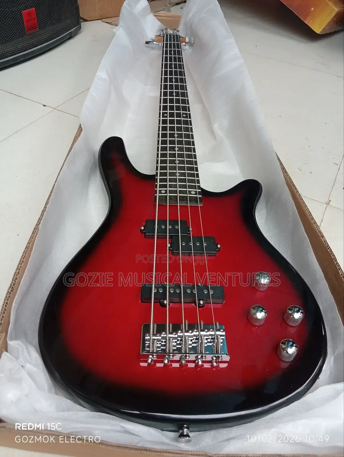 Topstar Passive Five String Bass Guitar