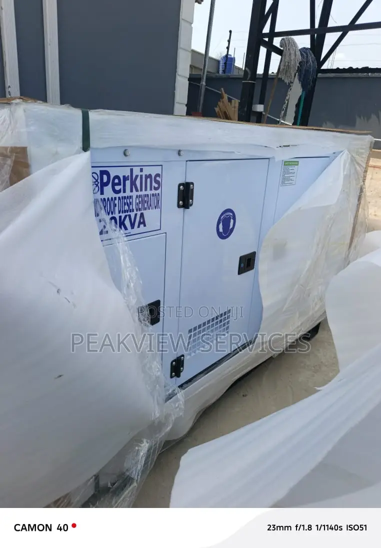 Perkins 20kva Silent Generator With 2-Year Warranty