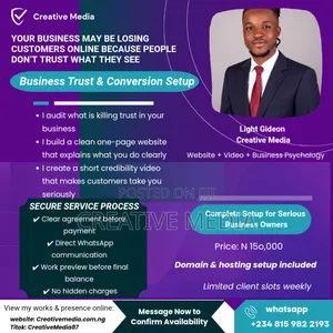 Turn Your Business Into a Trusted Brand Online (Website + Video Setup)
