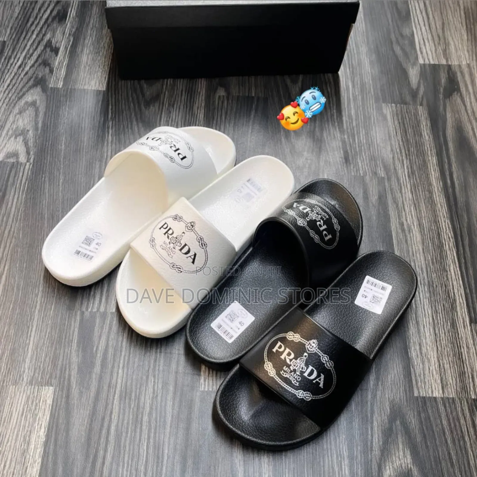 Luxury Prada Milano Leather Slides
