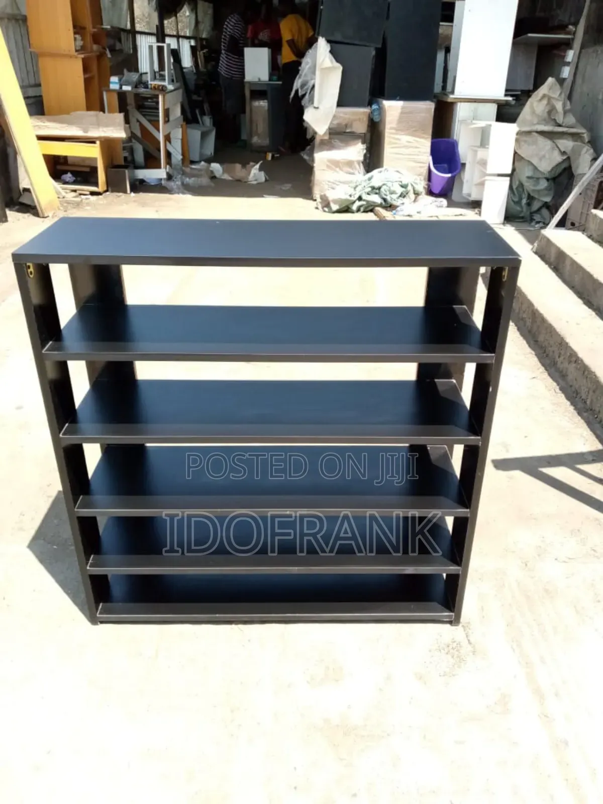 Black Shoe Rack Organizer
