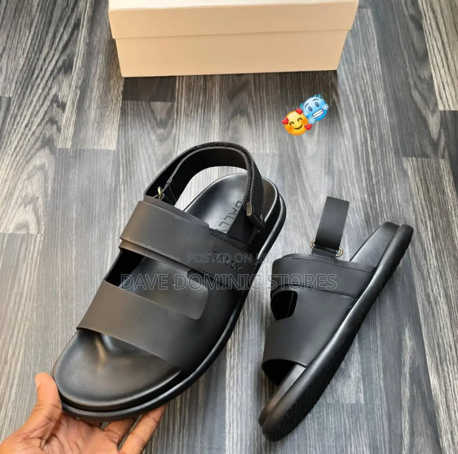 Luxury Bally Real Men Sandal Leather