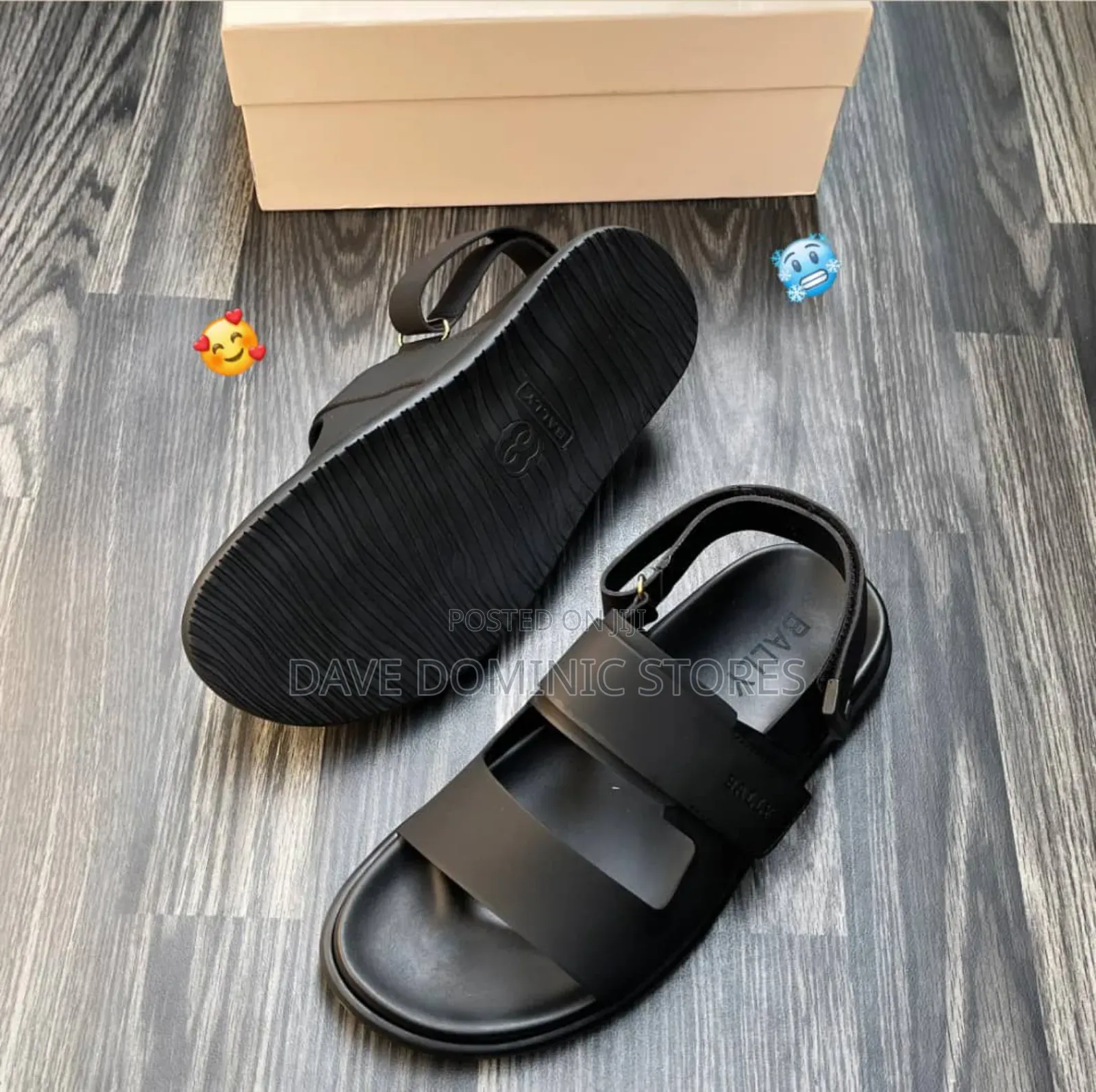 Luxury Bally Real Men Sandal Leather
