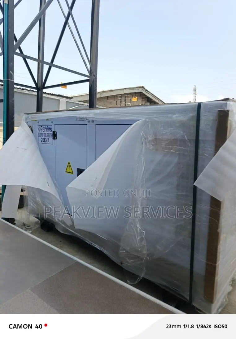 Perkins 20kva Quiet Diesel Generator + Warranty