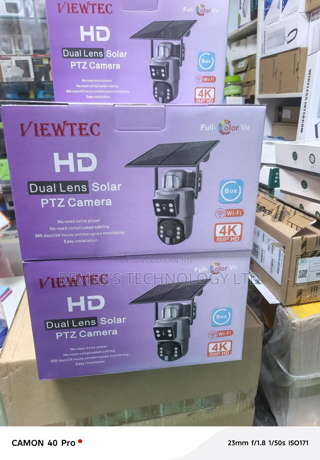 P T Z Solar Camera