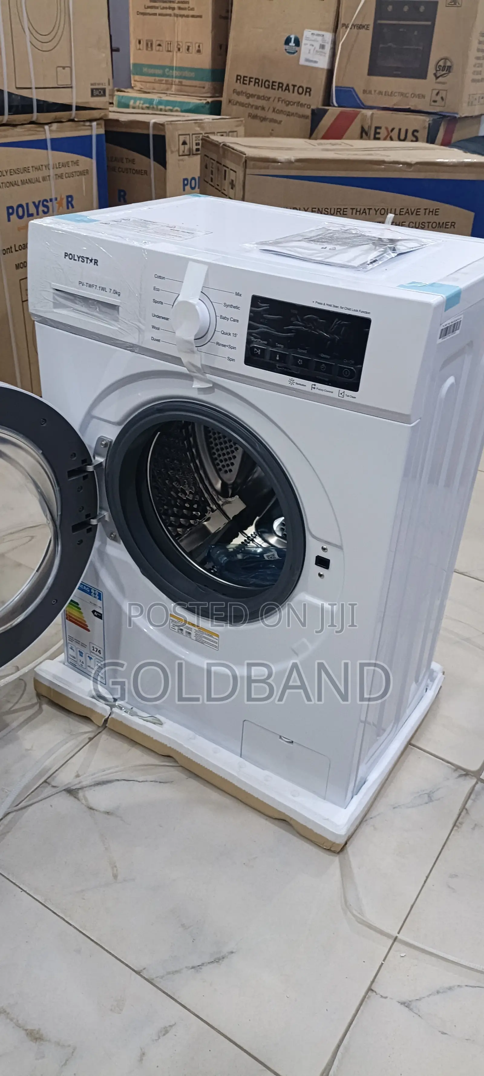 Polystar Pv-Twf7.1wl 6kg Front Loader Fully Automatic