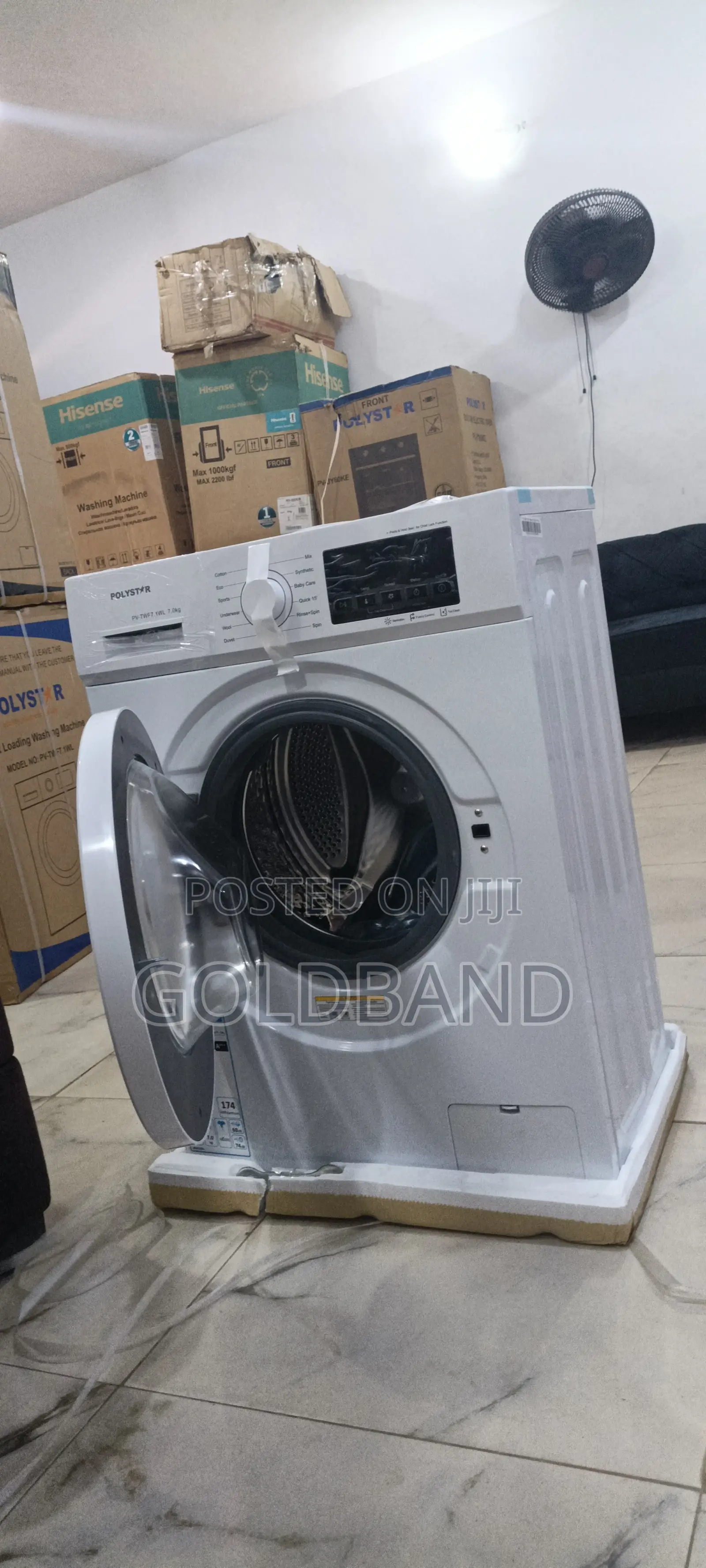 Polystar Pv-Twf7.1wl 6kg Front Load Automatic Laundry Machine