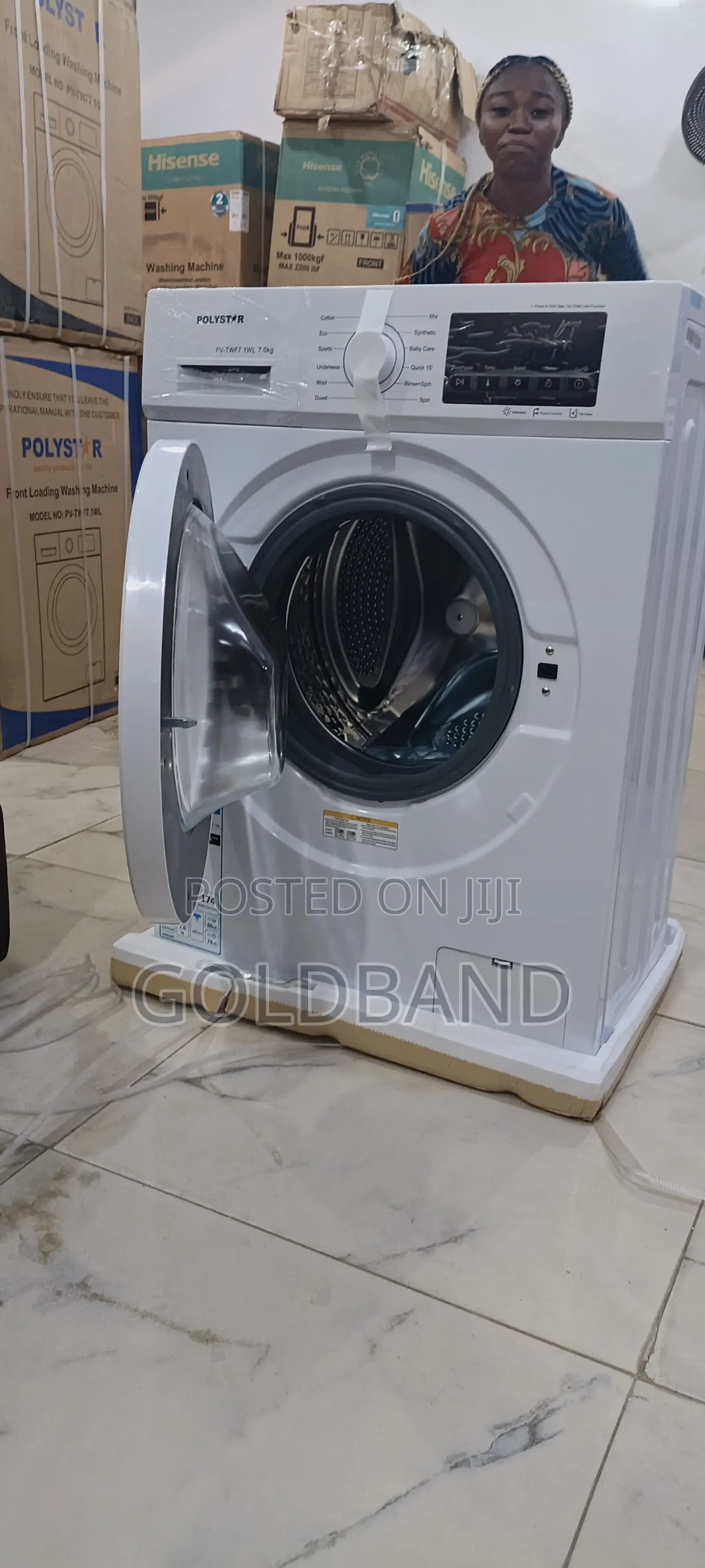 Polystar Pv-Twf7.1wl 6kg Front Loader Automatic Laundry Washer