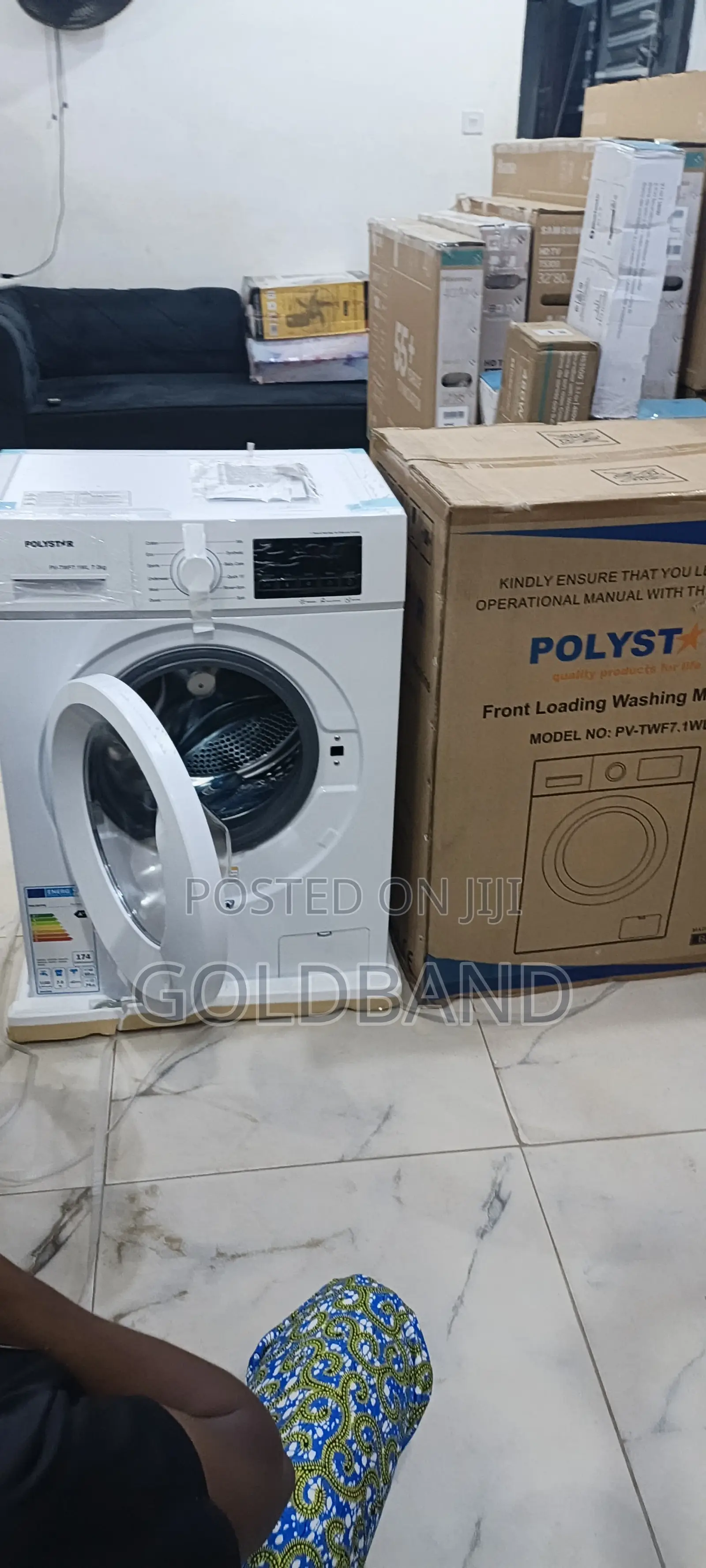 Polystar Pv-Twf7.1wl 6kg Front Load Automatic Washing System