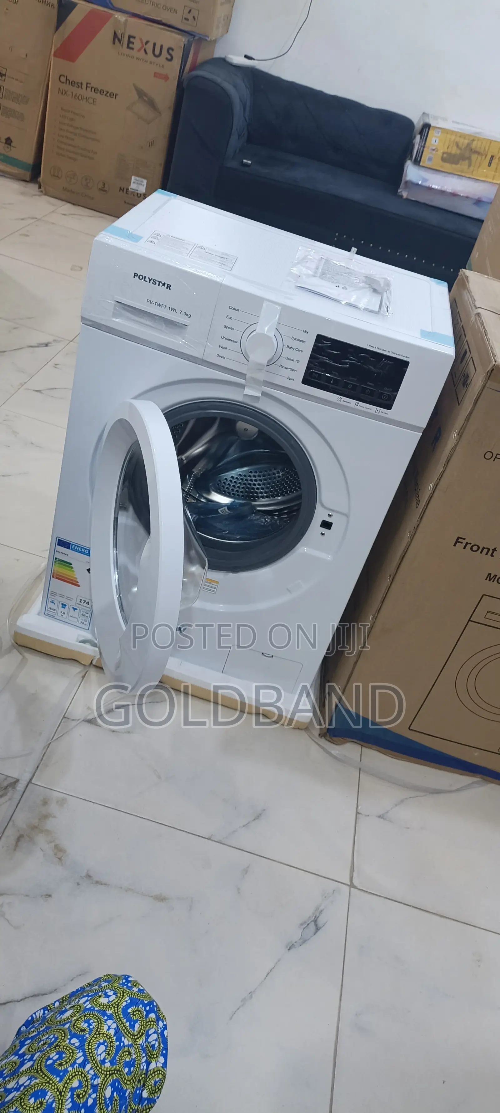 Polystar Pv-Twf7.1wl 6kg Front Load Washing Machine – Compact