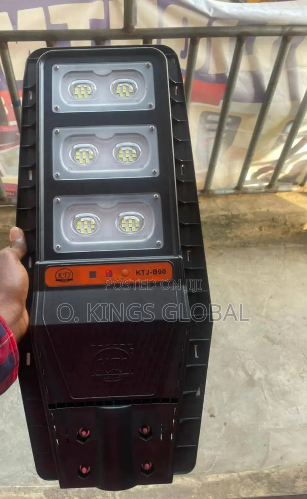 Ktj 200w Solar Street Fan 3 Eyes