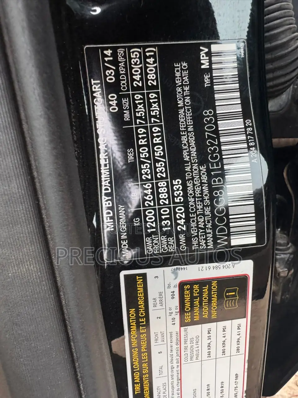 Mercedes-Benz GLK-Class 2014 Black
