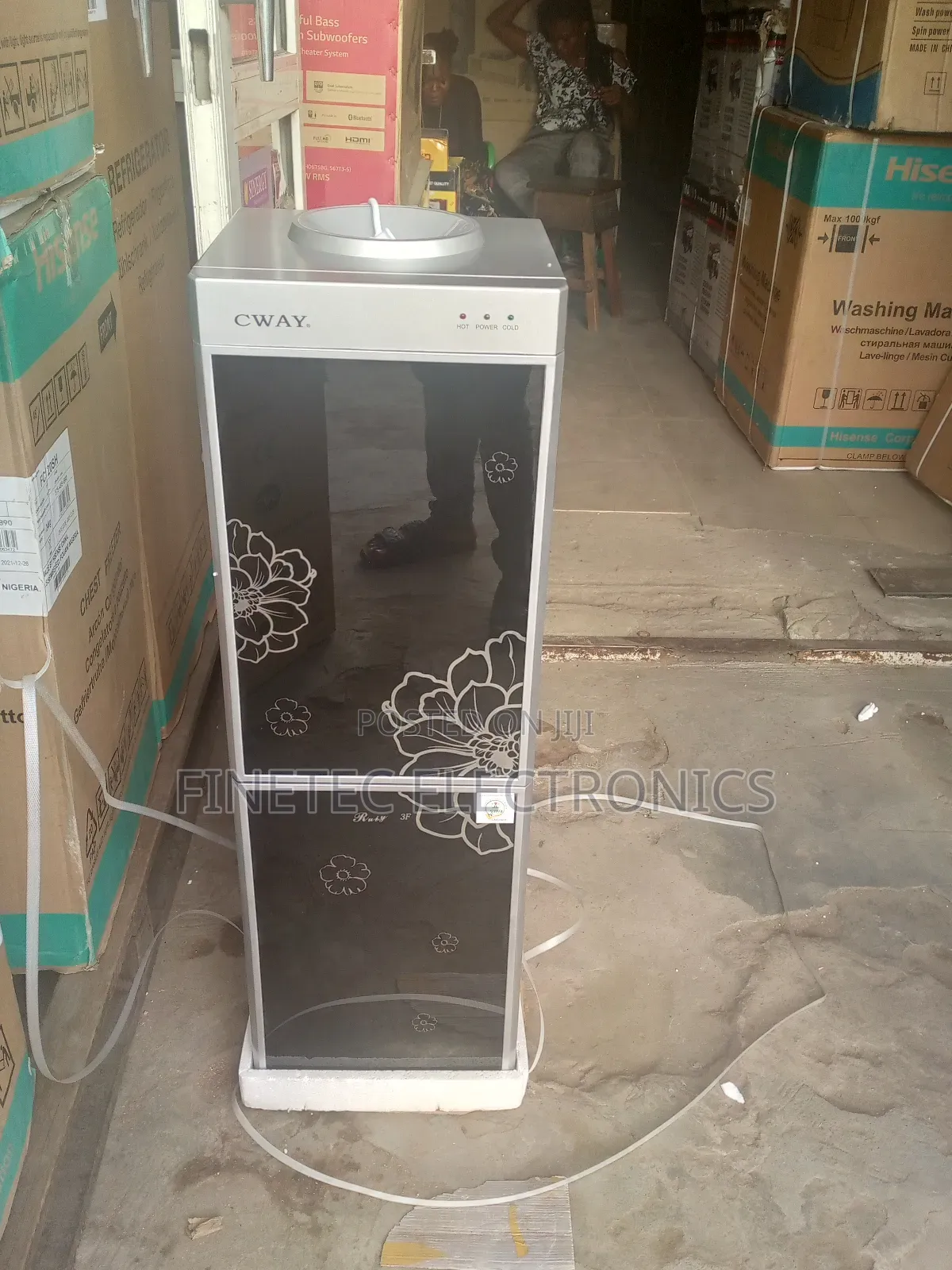 Cway Water Dispenser With Fridge