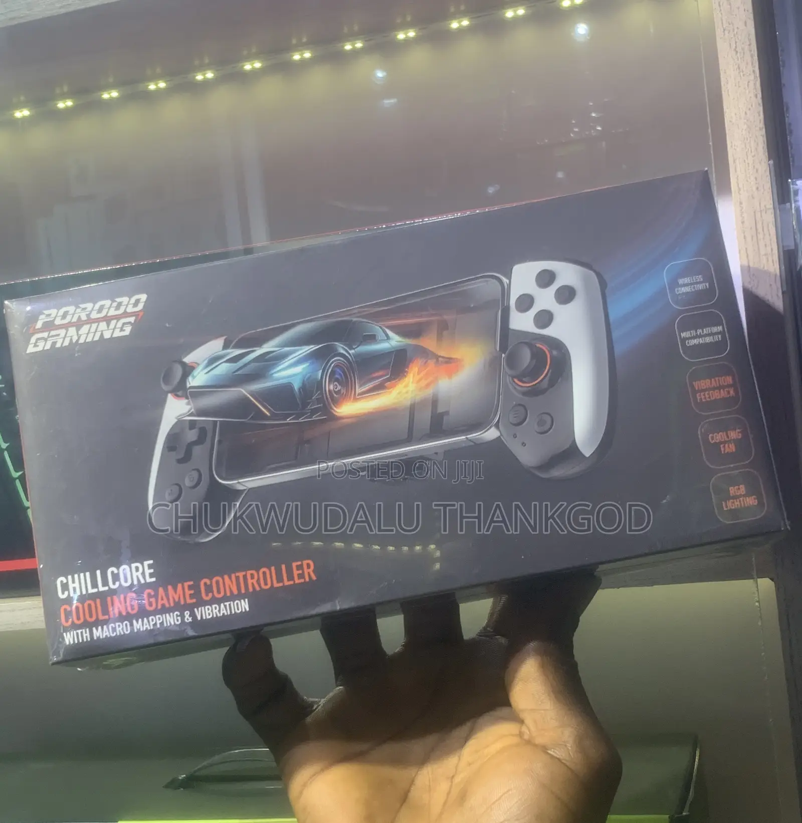 Chillcore Cooling Game Controller With Macro Mapping Vibrtion