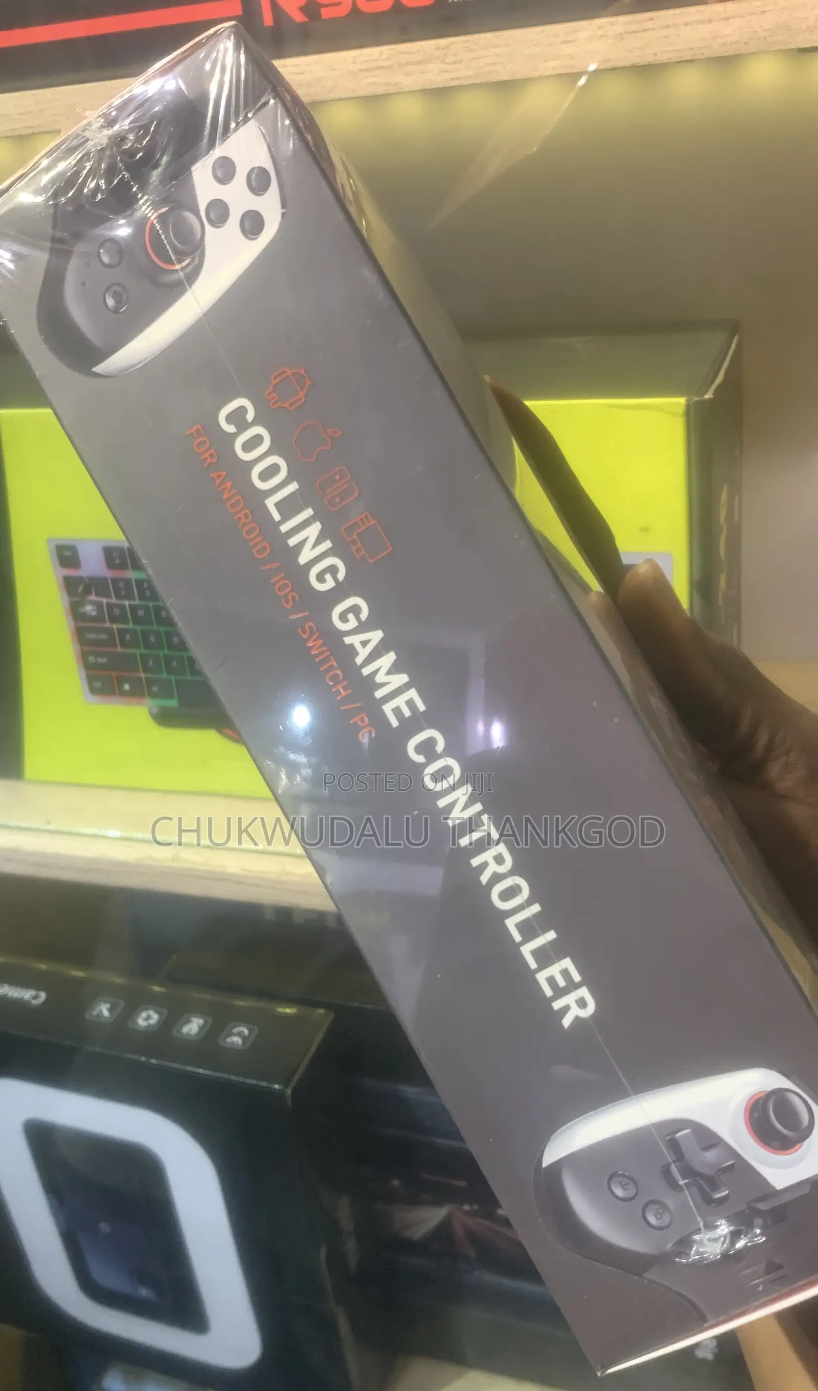 Chillcore Cooling Game Controller With Macro Mapping Vibrtion
