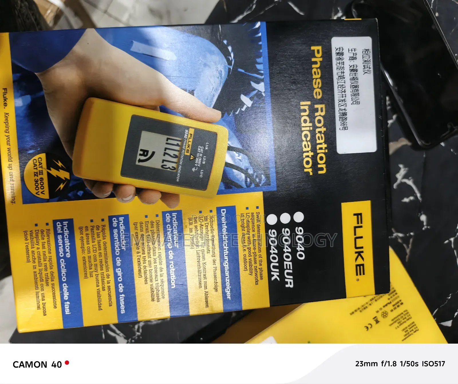 Fluke 9040: Thermometer