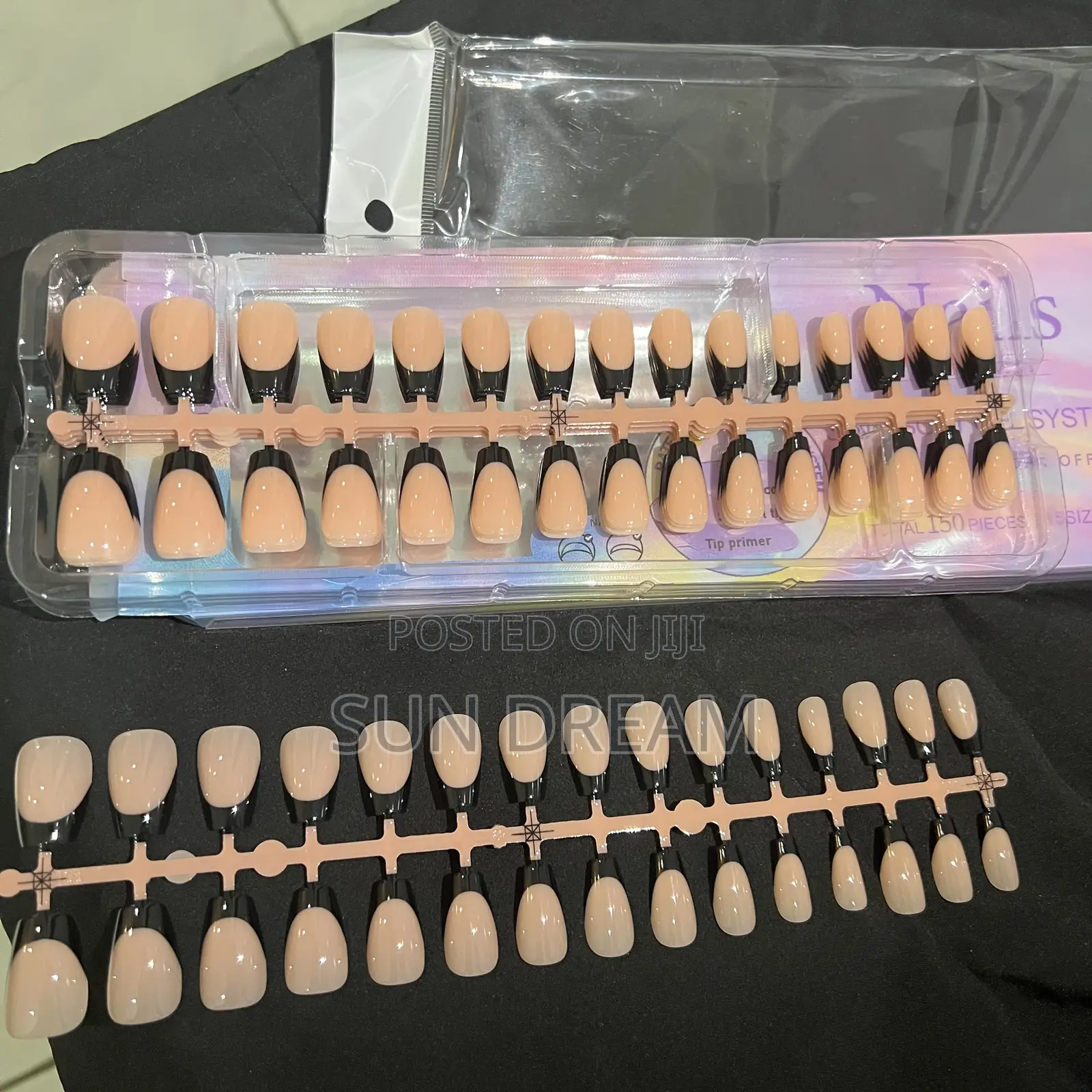 150 Pieces French Tip Nails Press on Nails