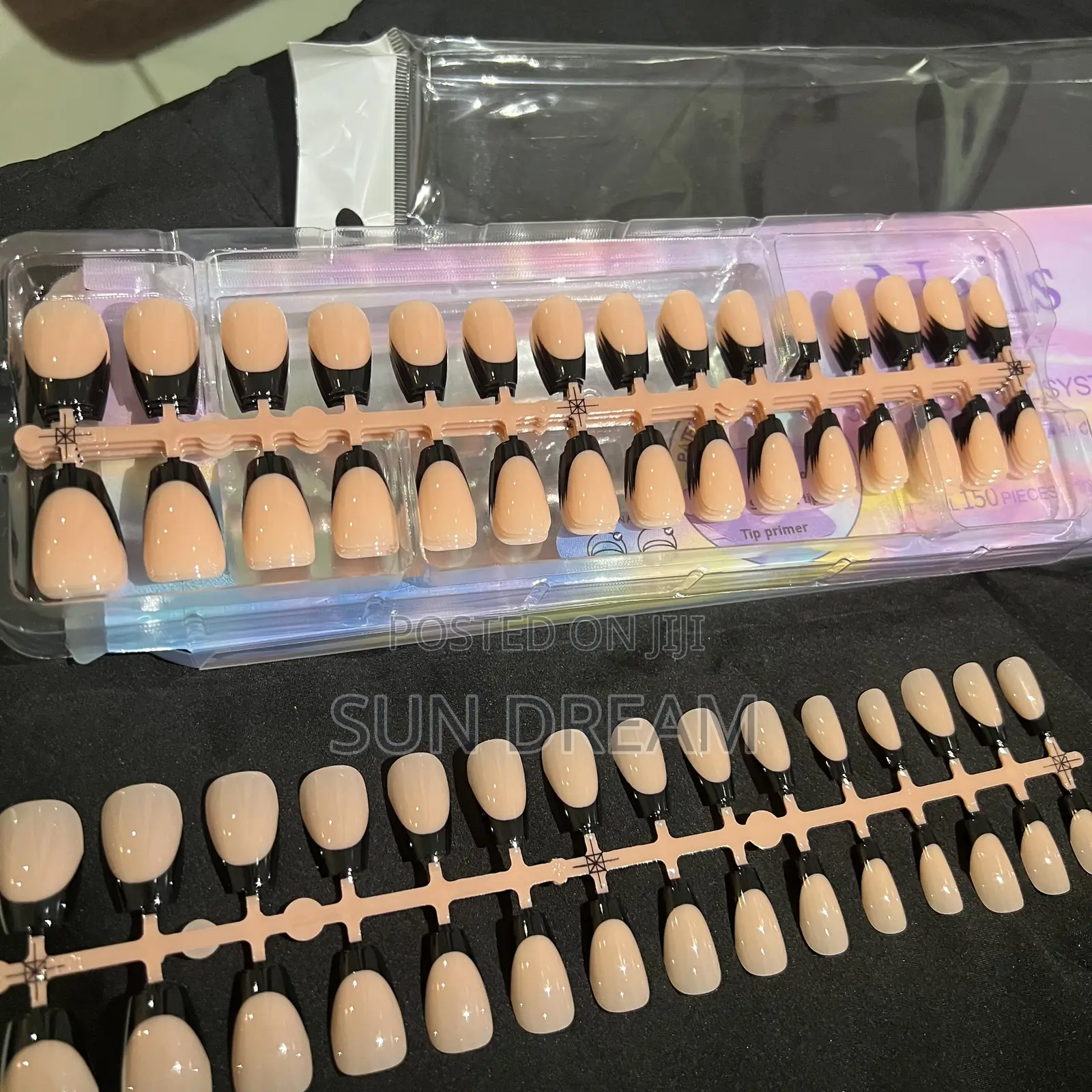 150 Pieces French Tip Nails Press on Nails