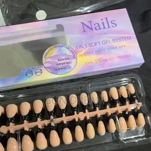 150 Pieces French Tip Nails Press on Nails