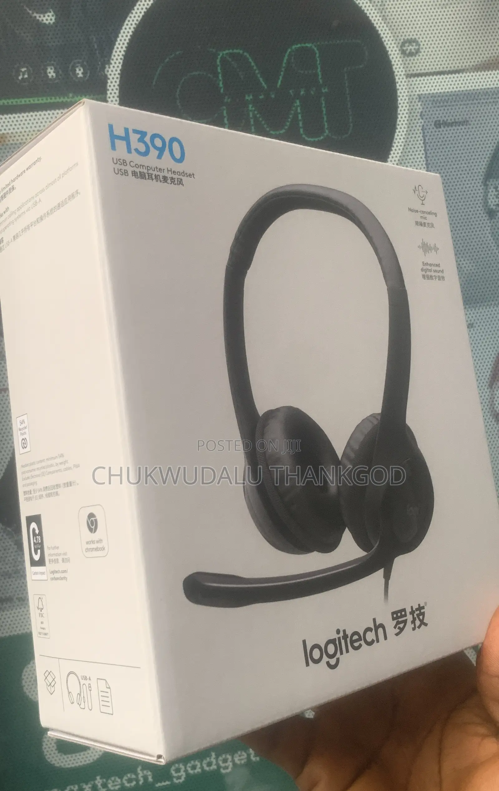Original H390 Usb Computer Headset