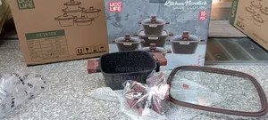 10pcs Ucclife Granite Coating Nonstick Pot Set