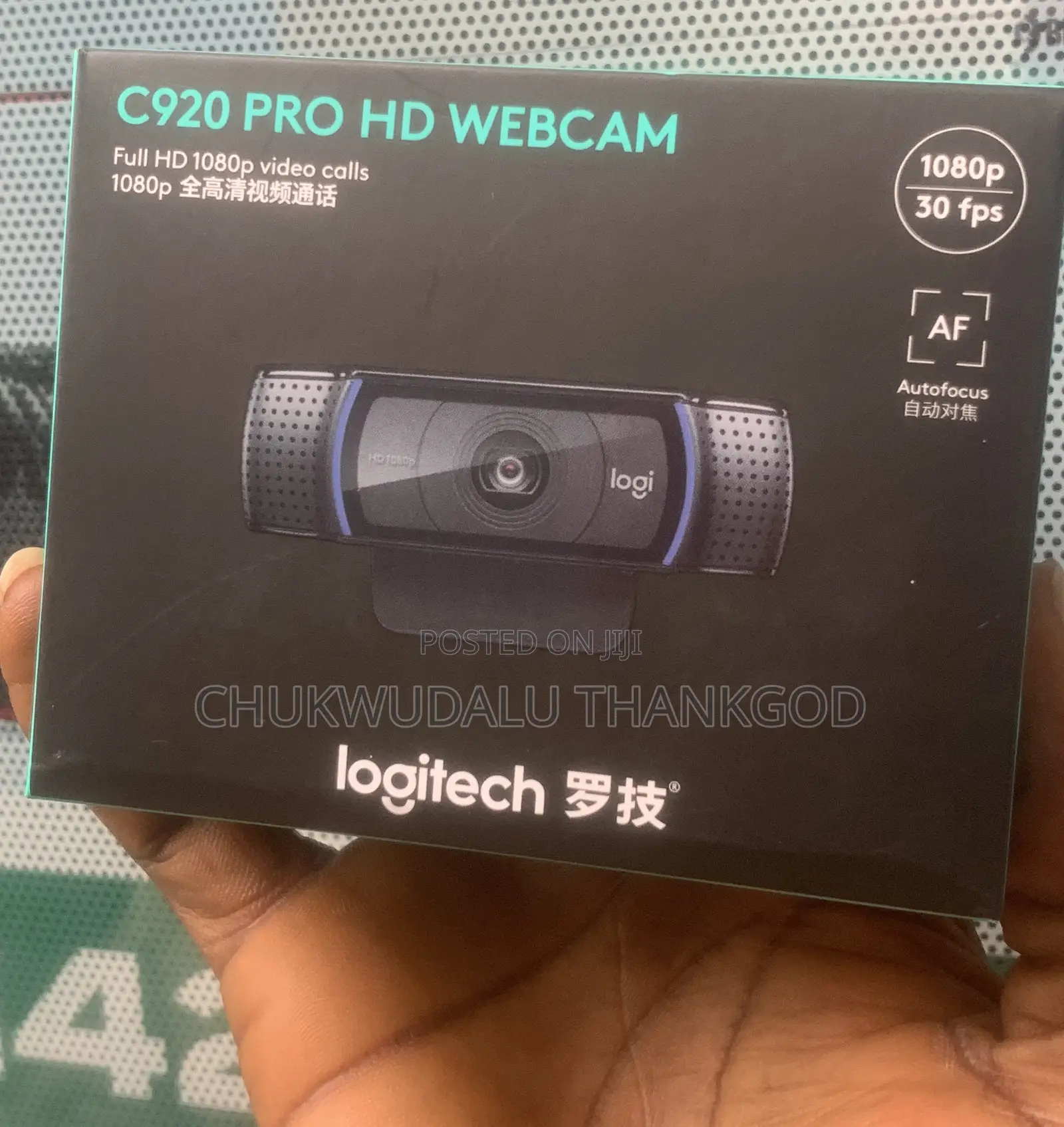Original Logitech C920 Pro Hd Webcam Full Hd 1080p Video Calls 1080p