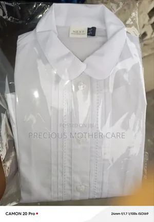 Children White Packing Shirt