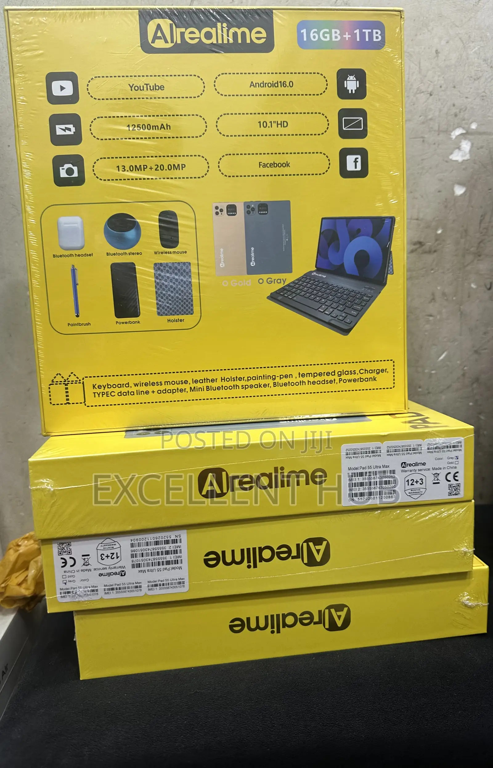 New Realme Pad 55 Ultra 1 TB Gray