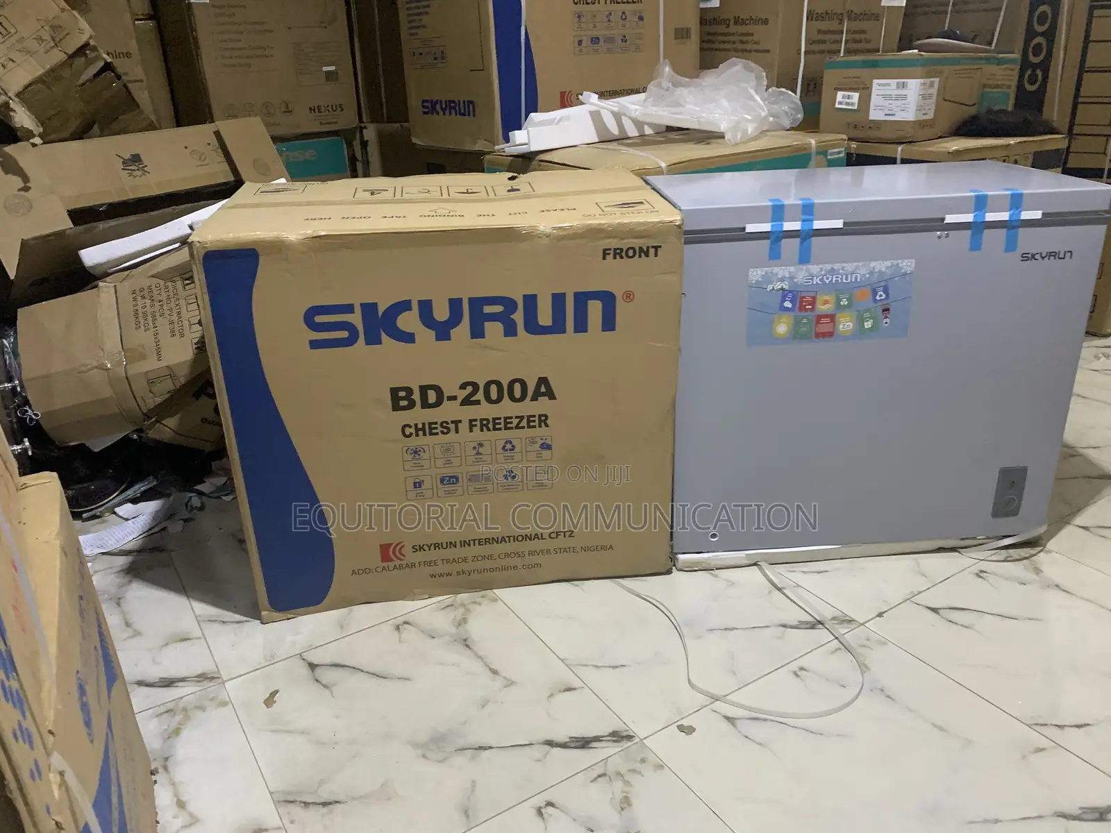 Skyrun 200l Chest Freezer for Long-Term Storage