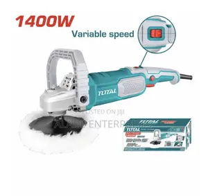 Total 1400w Angle Polisher, Variable Speed 1500-3600 Rpm