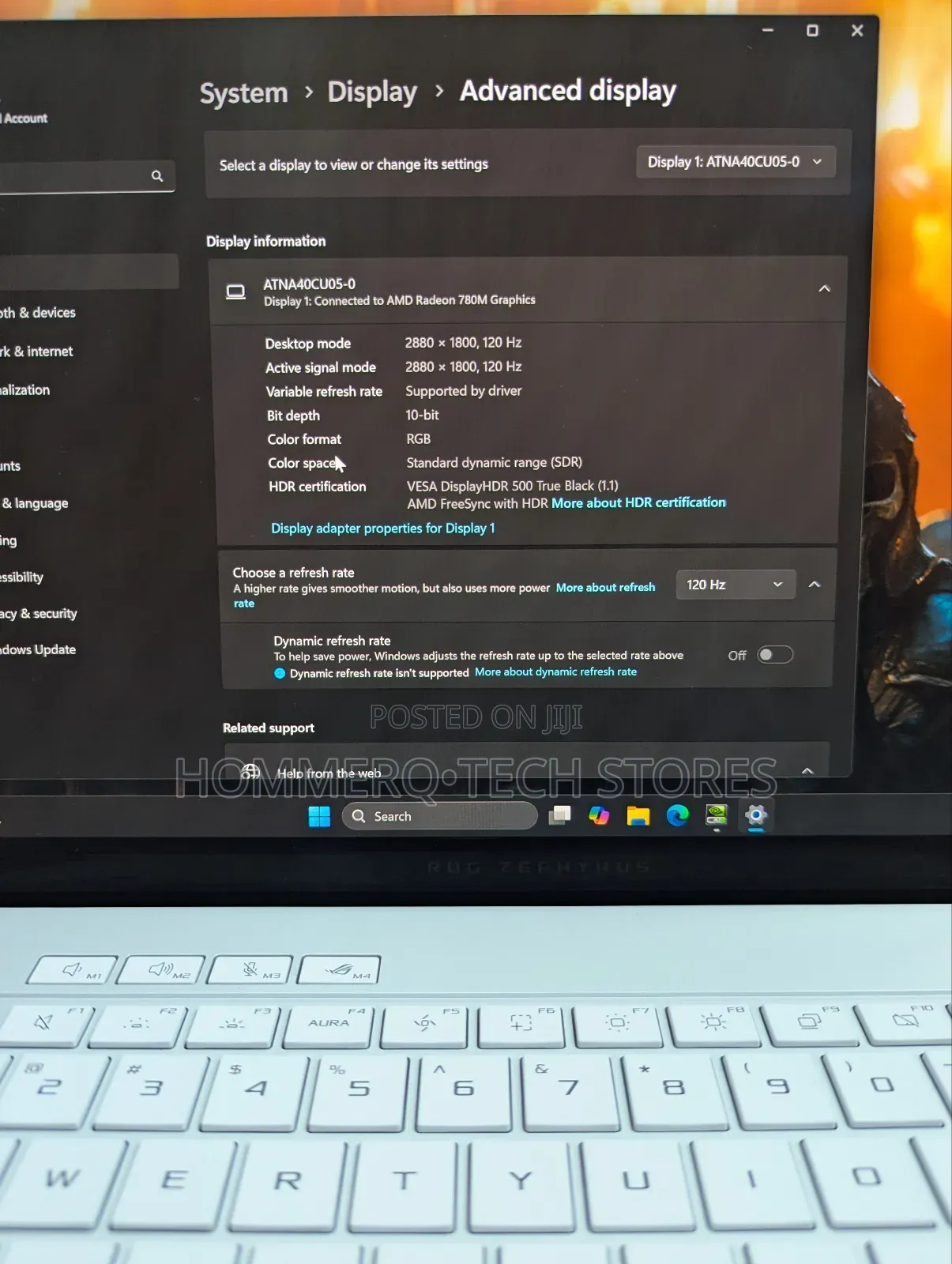Laptop Asus ROG Zephyrus G14 16GB AMD Ryzen 9 SSD 1T