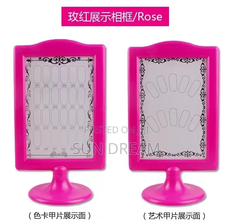 Nail Display Frame Nail Salon Tools Art Display