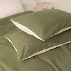 Army Green With White Mixed Duvet Set