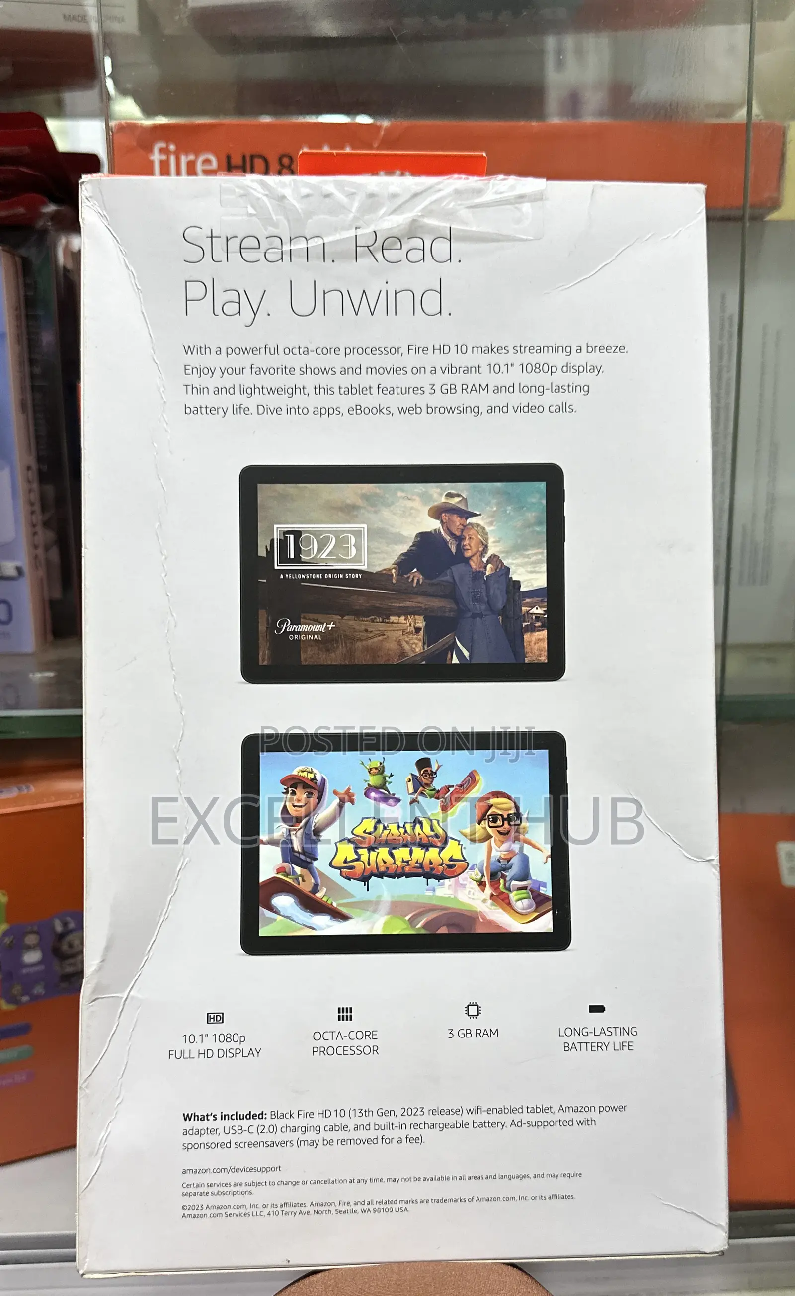 New Amazon Fire HD 10 32 GB Gray