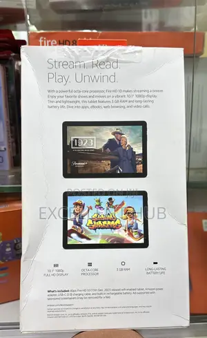 New Amazon Fire HD 10 32 GB Gray