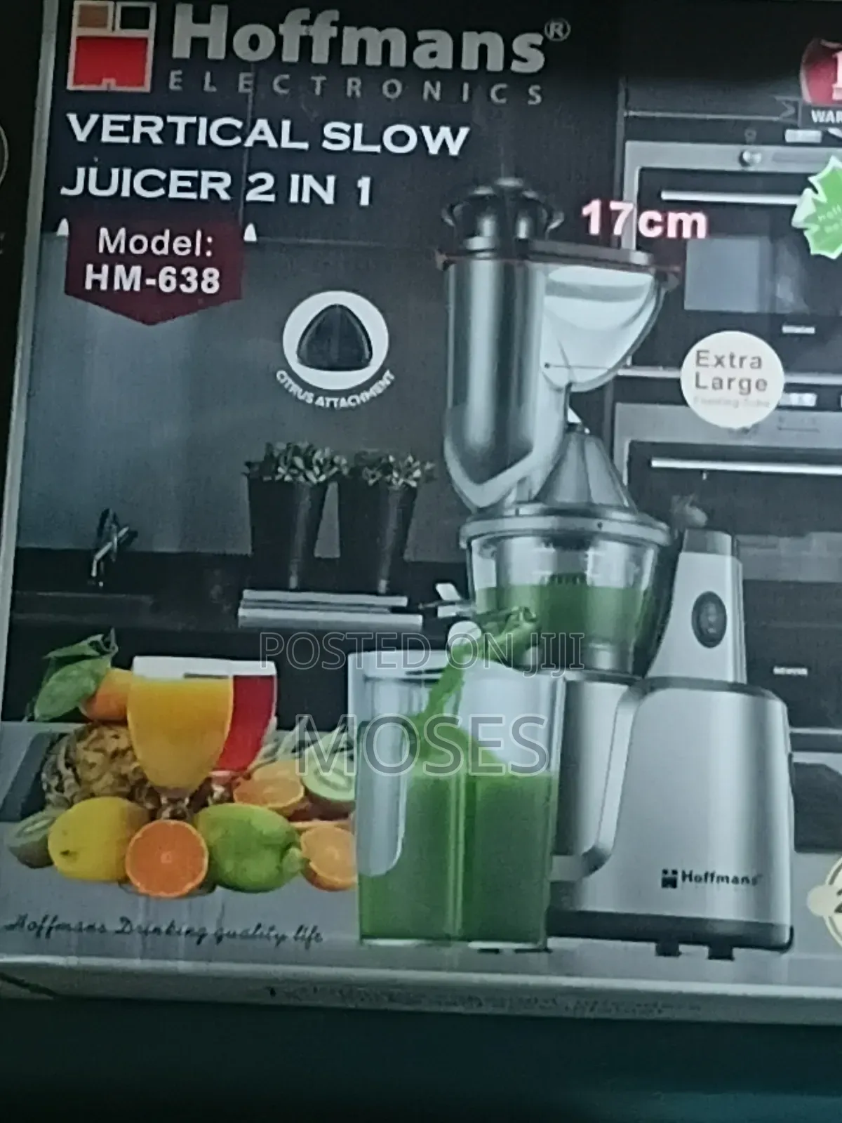 Hoffmans Slow Juicer 2in1