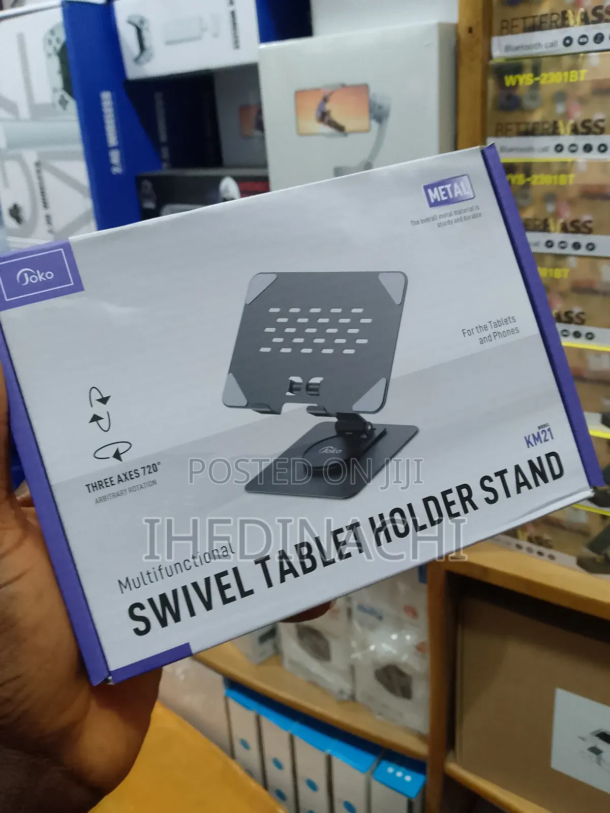 Multifunctional Metal Tablet Holder Stand