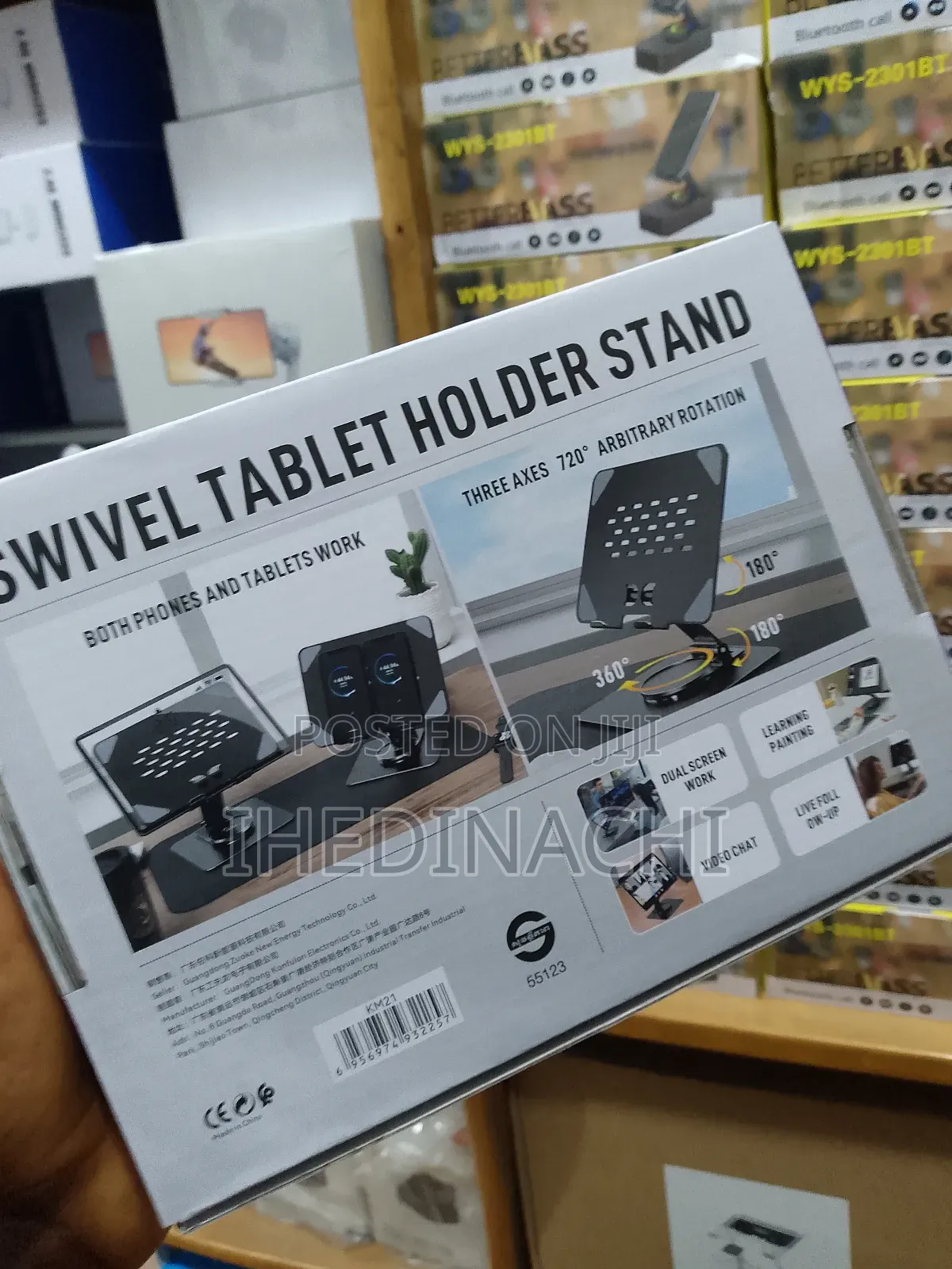 Multifunctional Metal Tablet Holder Stand